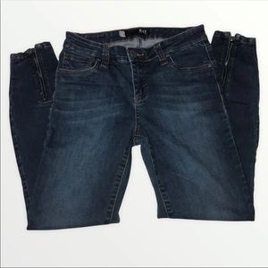 KUT from the Kloth Connie Ankle Zip Skinny Jeans [2] EUC
